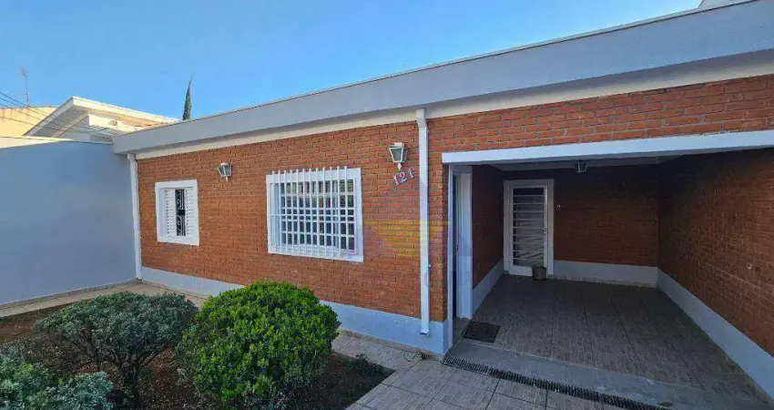 Ótima Casa com 2 dormitórios e Escritório e Edícula à venda, 143 m² por R$ 620.000 - Parque Taquaral - Campinas/SP