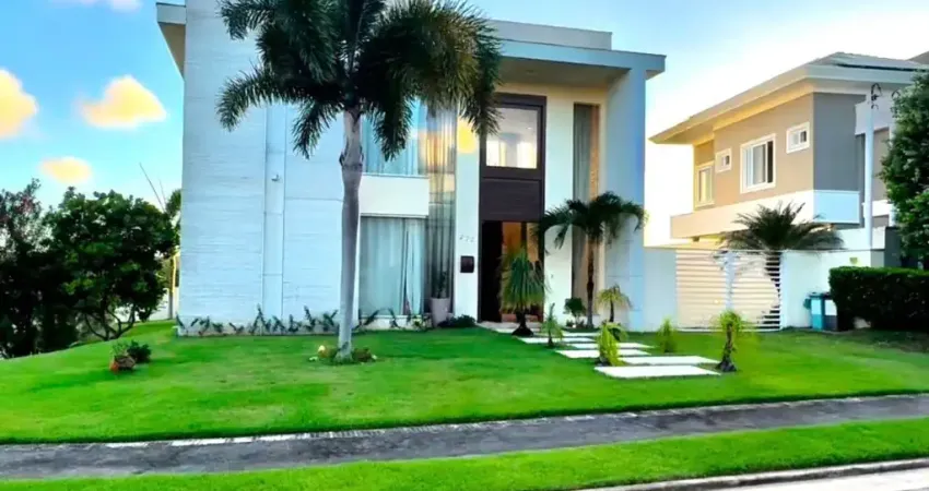 Alphaville Natal - Casa duplex com 4 suítes de esquina.
