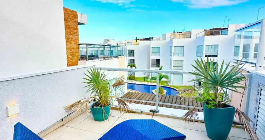 Cobertura Duplex mobiliada com 207m² - Praia de Tabatinga