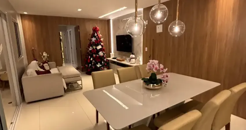 Apartamento de 3 quartos todo mobiliado em ponta negra (portamaris condomínio)