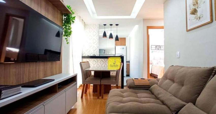 Apartamento com 2 dormitórios à venda, 44 m² por R$ 199.000,00 - Barbosa Lage - Juiz de Fora/MG