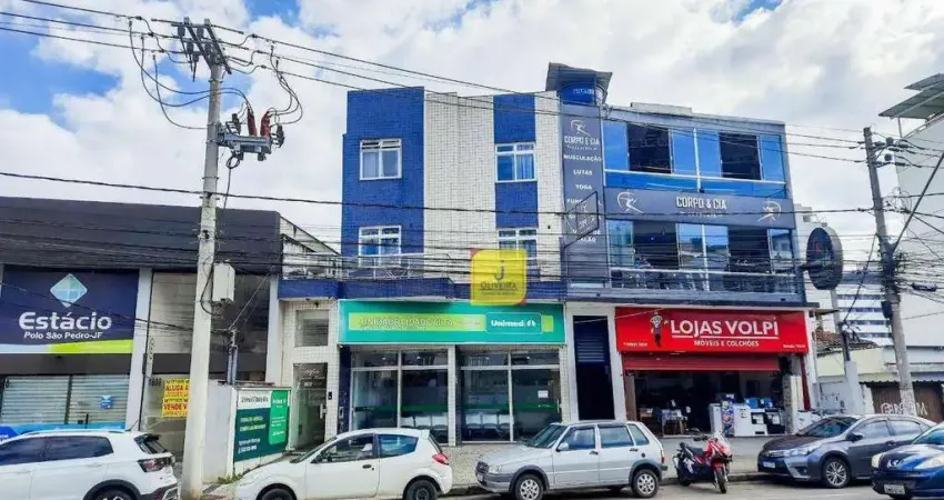 Apartamento com 2 dormitórios reversível para 3 quartos - são pedro - localizado a 450 mts da ufjf