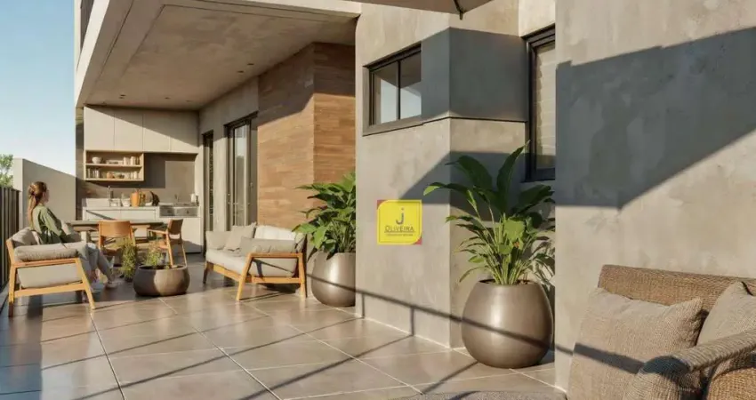 Apto Garden no Estrela Sul, com 3 quartos (suíte), ampla área externa e 3 vagas
