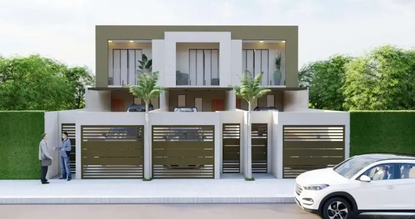 Casa com 3 quartos (suíte com closet), espaço gourmet, quintal e 2 vagas no Recanto da Mata