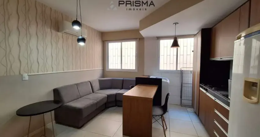 Res. barcelona, 1 dormitório, mobiliado, rua dos andradas. próx. a ufn ** sugest