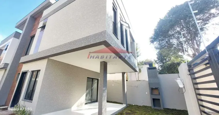Sobrado à venda em Curitiba-PR, bairro Uberaba: 3 quartos, 1 suíte, 3 banheiros, 2 vagas de garagem, 96,42 m².