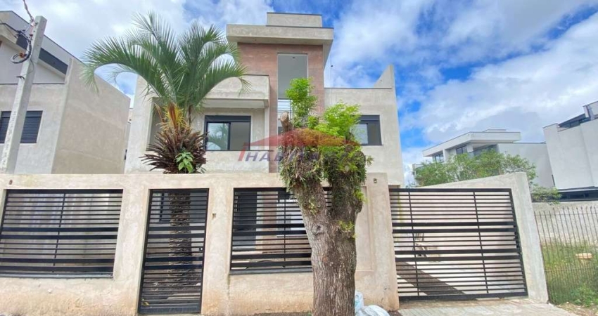 Sobrado Novo à Venda em Curitiba-PR: 3 Quartos, 3 Suítes, 2 Salas, 5 Banheiros, 2 Vagas, 160,39m². Venha Conferir!