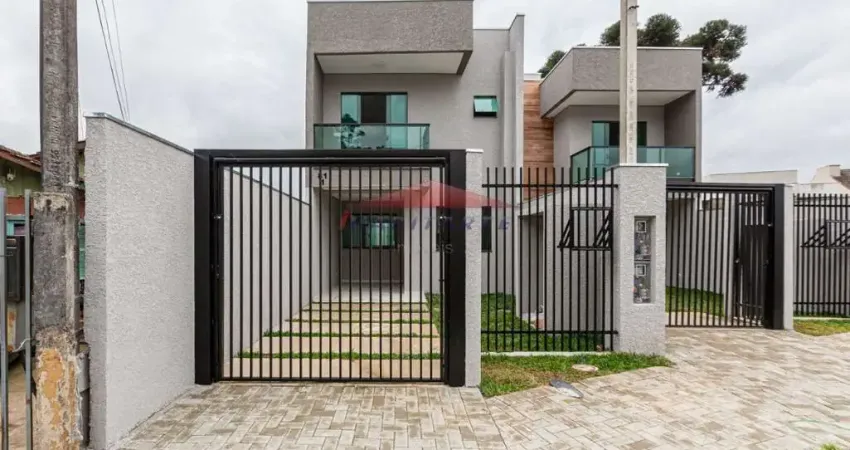 Sobrado à venda em curitiba-pr, bairro uberaba, 2 quartos, sendo 2 suítes, 1 sala, 3 banheiros, 1 vaga, 84m². imperdível!