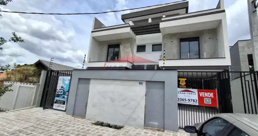 Imperdível sobrado à venda em curitiba-pr, bairro guabirotuba! 3 quartos, sendo 1 suíte, 1 sala, 2 vagas de garagem, 135m² de área.