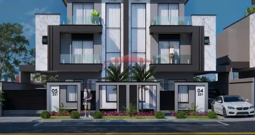 Sobrado à venda em Curitiba-PR, Uberaba: 3 quartos, 1 sala, 4 banheiros, 2 vagas de garagem, 143,80m² de área.