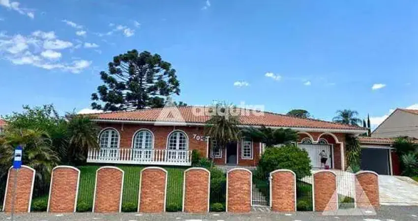 Casa pra venda e locação 4 quartos, 2 suites, 6 vagas, 1120m², estrela, ponta grossa - pr