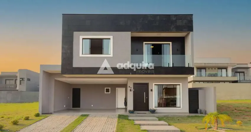 Casa à venda 4 Quartos sendo  3 Suites, 2 Vagas,  Terras Alphaville  Jardim Carvalho, Ponta Grossa