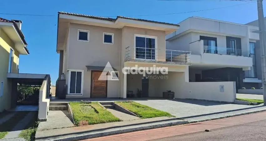 Casa à venda ou locação 3 suites, condomínio fontana di trevi, 358m², jardim carvalho, ponta grossa