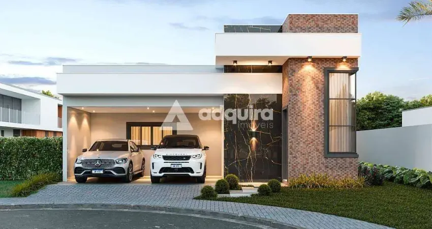 Casa nova à venda no Condomínio Ecoville I, 3 Quartos (1 suíte), 2 vagas lado a lado, churrasqueira