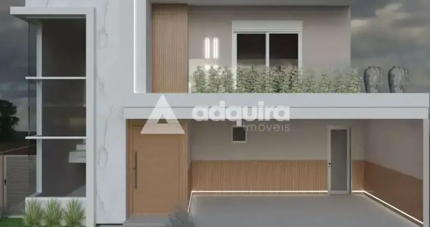 Casa em condomínio fechado com 3 quartos à venda na Rua João Silvio de Lara Machado, Jardim Carvalho, Ponta Grossa