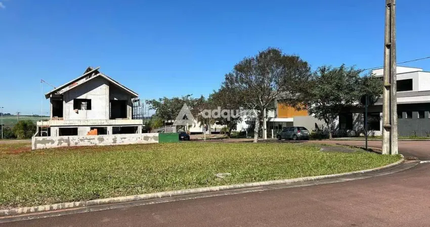 Terreno em condomínio fechado à venda na Rua João Silvio de Lara Machado, Jardim Carvalho, Ponta Grossa