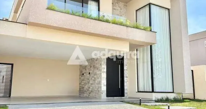 Casa em condominio com 4 suites à venda, condominio fontana di trevi ,jardim carvalho, ponta grossa