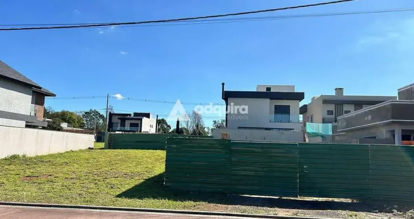 Terreno em condomínio fechado à venda na Rua João Silvio de Lara Machado, Jardim Carvalho, Ponta Grossa