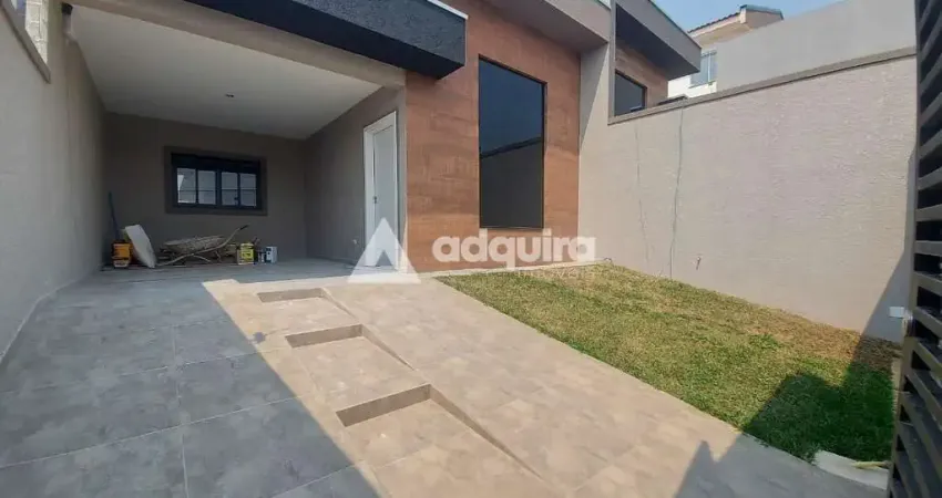 Casa térrea e nova à venda no Jardim Carvalho, Ponta Grossa, PR