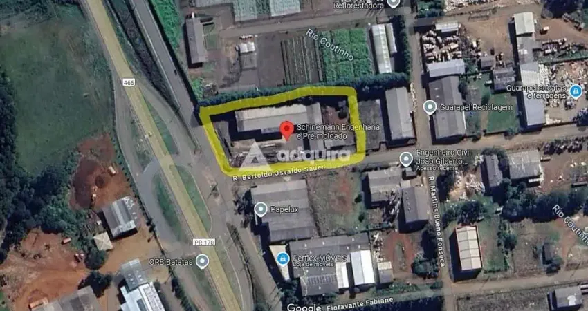 Terreno à venda na Rua Bertoldo Osvaldo Sauer, Industrial, Guarapuava