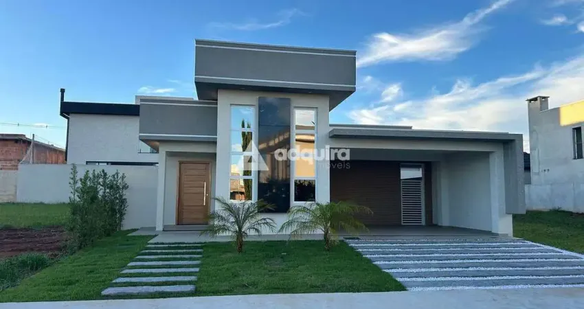 Casa em condomínio fechado com 4 quartos à venda na Rua João Silvio de Lara Machado, Jardim Carvalho, Ponta Grossa