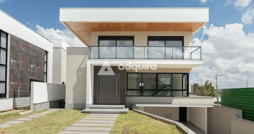 Casa em condomínio fechado com 4 quartos à venda na Rua João Silvio de Lara Machado, Jardim Carvalho, Ponta Grossa