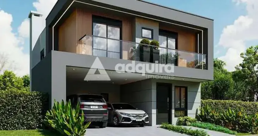Casa em condomínio fechado com 3 quartos à venda na Avenida Monteiro Lobato, Jardim Carvalho, Ponta Grossa