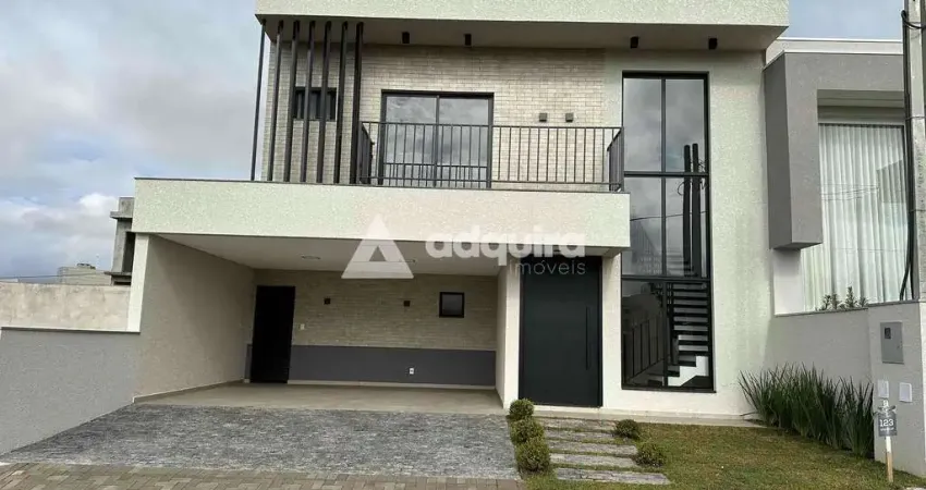 Casa em condomínio fechado com 3 quartos à venda na Avenida Monteiro Lobato, Jardim Carvalho, Ponta Grossa