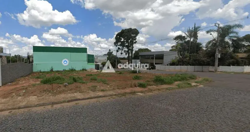 Terreno comercial de esquina à venda, oficinas, ponta grossa, pr