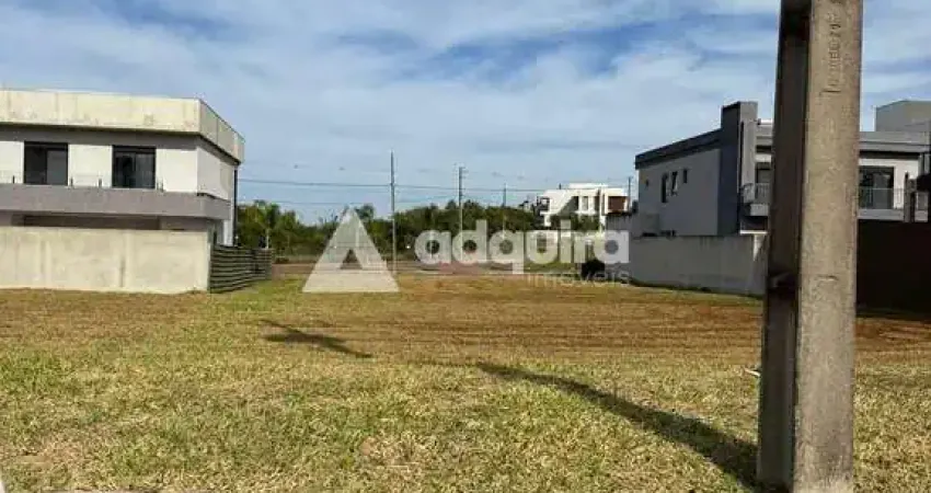 Terreno à venda no condomínio alphaville, no jardim carvalho, ponta grossa, pr