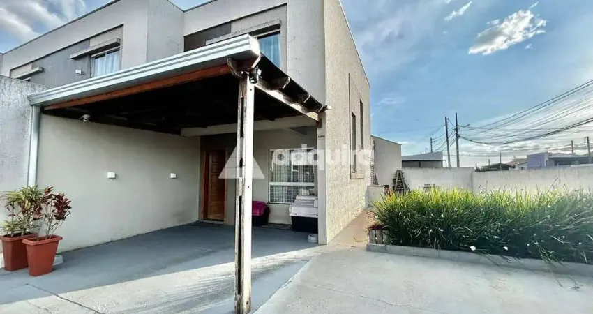 Sobrado de esquina à venda no jardim veneza, com 02 quartos e 02 banheiros. cará-cará, ponta grossa