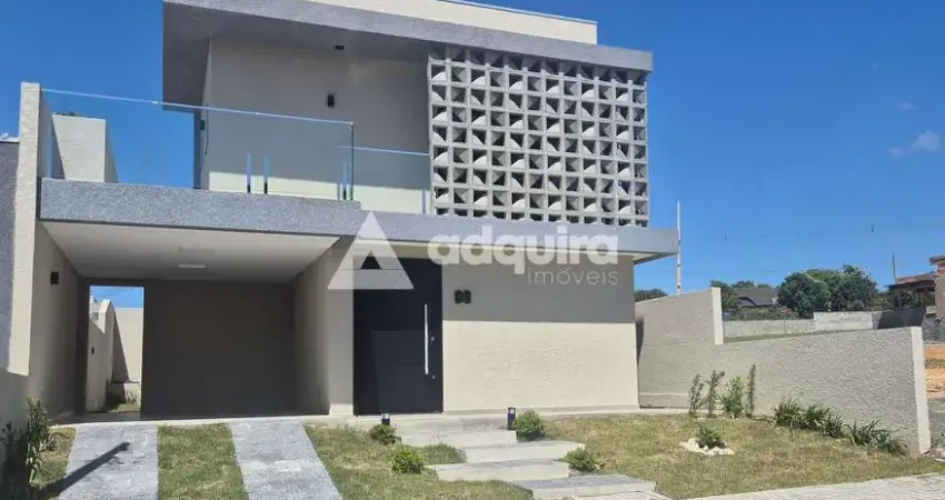 Casa no condomínio bosque mistral à venda, jardim carvalho, ponta grossa, pr