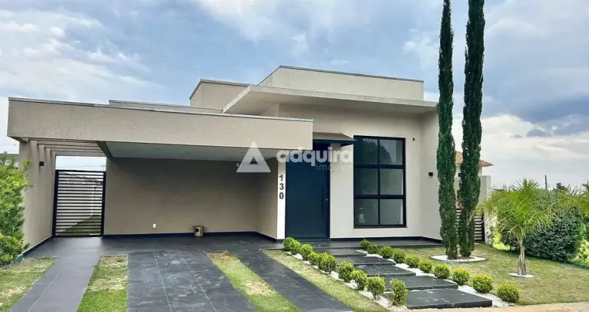 Casa em condomínio fechado com 3 quartos à venda na Rua João Silvio de Lara Machado, Jardim Carvalho, Ponta Grossa