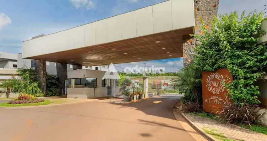 Terreno no condomínio vale dos vinhedos à venda, colônia dona luíza, ponta grossa, pr