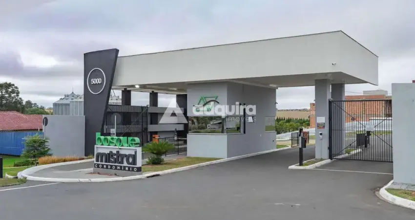 Terrenos à venda condomínio bosque mistral, jardim carvalho, ponta grossa, pr