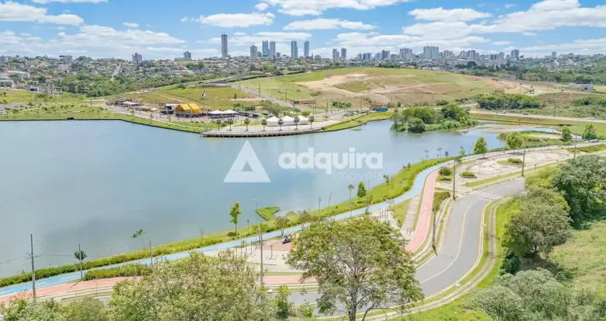 Terreno à venda - vista para o lago de olarias - com 462m² de área total (14m de frente por 33m de