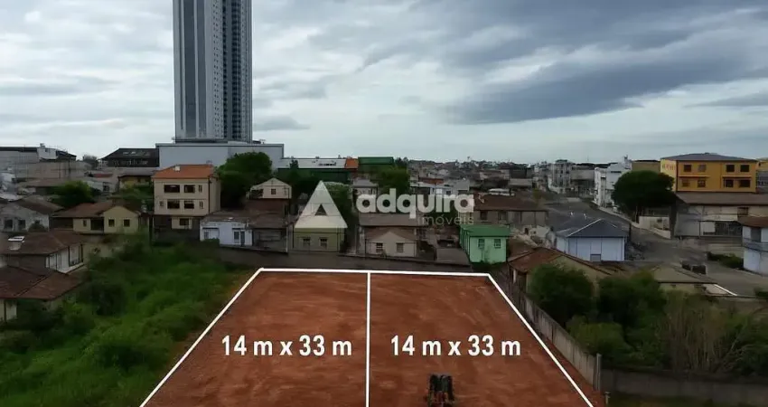 2 terrenos lado a lado, venda individual ou em conjunto, uvaranas, ponta grossa, pr