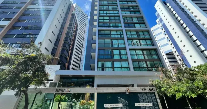 Flat com 1 quarto à venda na Rua Tenente João Cícero, 470, Boa Viagem, Recife