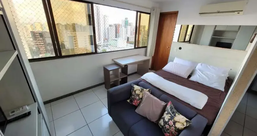 Apartamento com 01 quarto, 27,00 m², 01 vaga em Boa Viagem, Recife-PE.