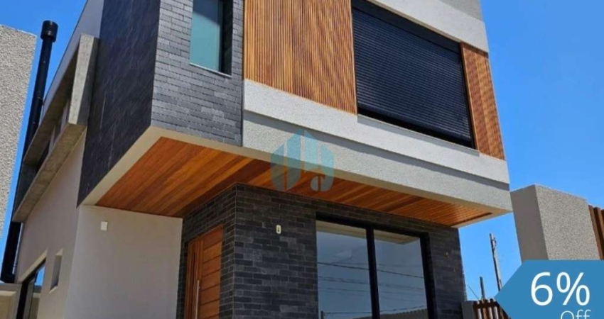 Linda Casa Nova, Próxima ao Centro e Praia Central, Ambrósio | Garopaba - SC