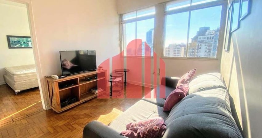 Lindo apartamento mobiliado em frente a Praça Franklin Roosevelt, Consolação, São Paulo, SP