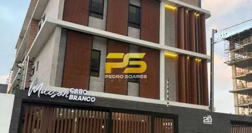 Vendo Apto Novo a 300m do Mar com 3qts e 68m2 no Cabo Branco - Nascente Sul