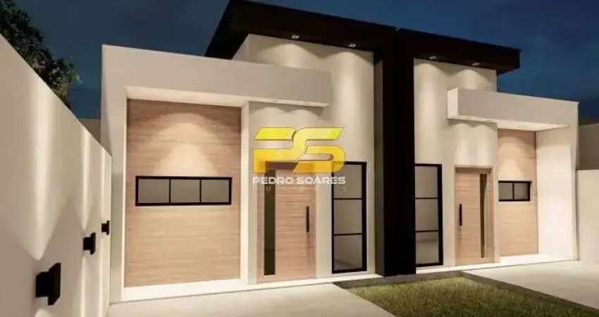 Duas casas geminadas a venda no bairro de gramame. obras no estagio final.