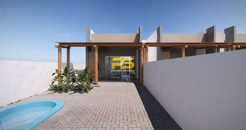 Pré-Lançamento de 20 casa em Carapibus no Saint Ana Beach House R$ 239.000,00 Cada