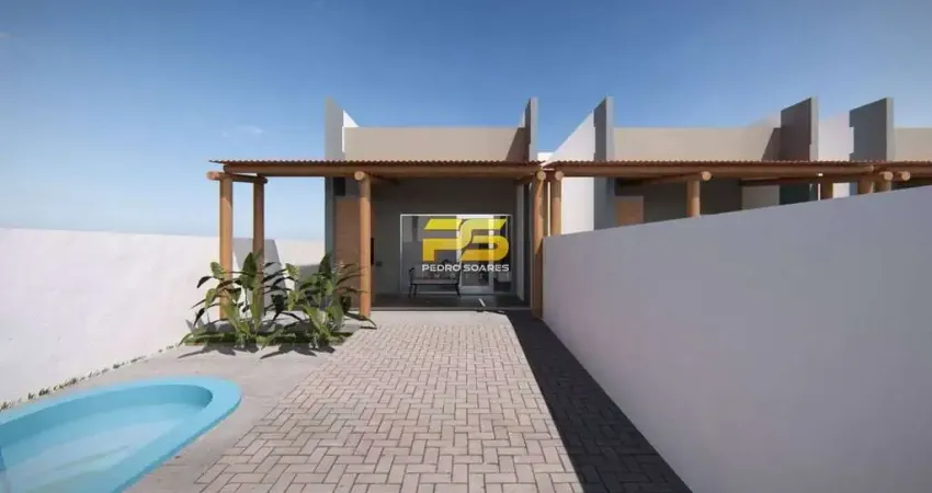 Pré-lançamento de 20 casa em carapibus no saint ana beach house r$ 239.000,00 cada