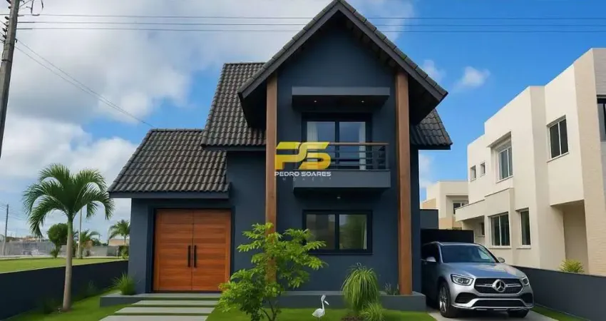 Casa de alto padrão no cond águas da serra haras e golf à venda em bananeira-pb