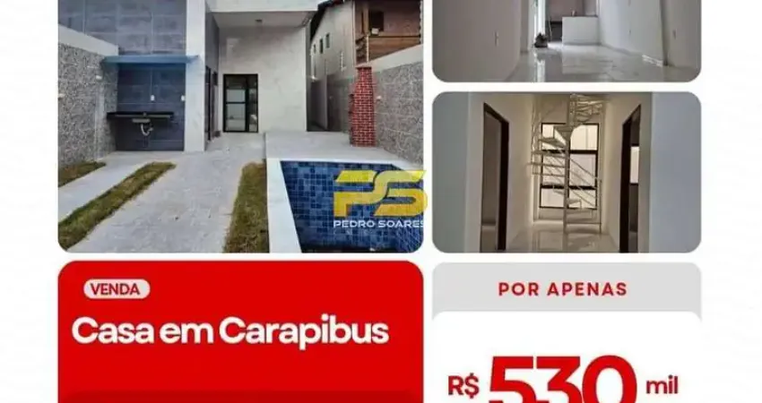 Casa com 3 quartos à venda na Rua Projetada, S/N, Carapibus, Conde