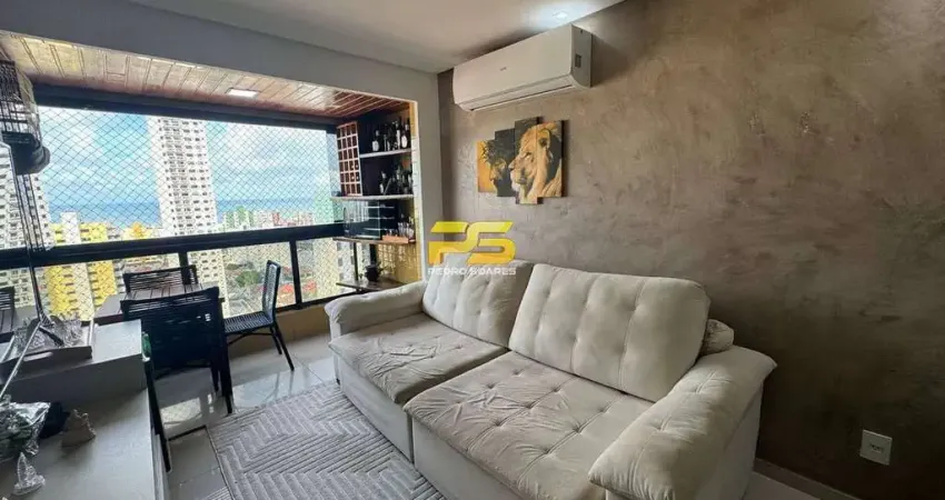 Apartamento com vista mar a venda no manaíra em joão pessoa - pb
