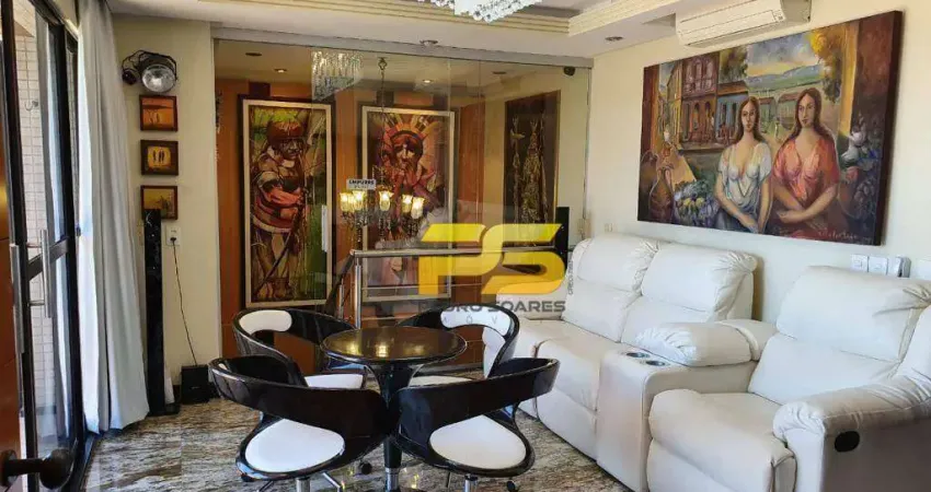 Cobertura com 5 quartos para alugar na Rua Professora Maria Sales, 820, Tambaú, João Pessoa