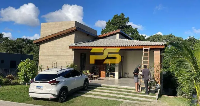 Casa com 5 dormitórios para alugar, 320 m² por r$ 17.000/mês - manguinhos - bayeux/pb